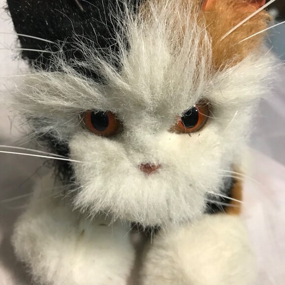 Fur Real Friends CALICO KITTEN Cat 2006 Plush Animal Toy WORKING Hasbro - Picture 3 of 16
